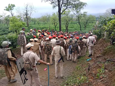 watch   tea workers  protests intensify in assam as govt clears land for airport