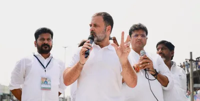 from pushover to position of strength  congress’s gain evident in public outcry against brs