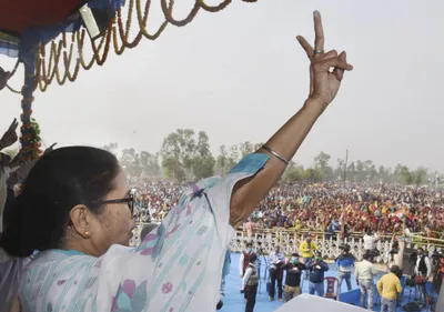  we will vote for didi   mamata banerjee s nandigram rally a show of strength for tmc