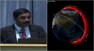 six months after official deadline  30 fragments from asat test still in orbit