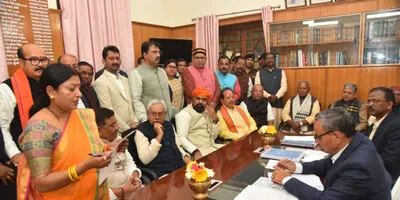 threatened by tejashwi’s jan vishwas yatra  bjp desperate to change headlines