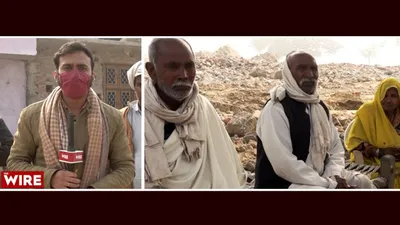 watch   jewar airport  displaced locals say   we were threatened to give land 