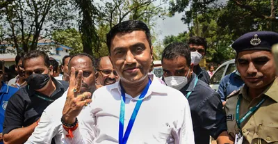 defying anti incumbency  bjp set to retain power in goa