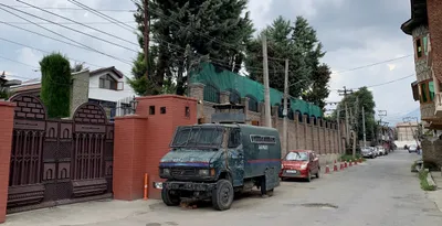 contrary to j k lg s statement  mirwaiz umar farooq remains confined to srinagar home