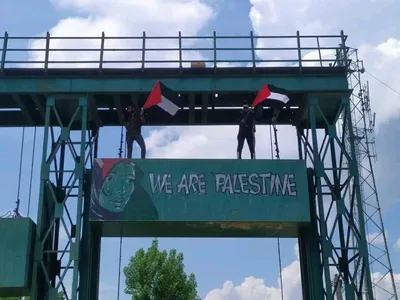 police arrest kashmiris for palestine mural  peaceful protests and speeches