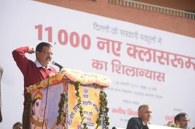 as polls loom  aap puts faith in schools over temples