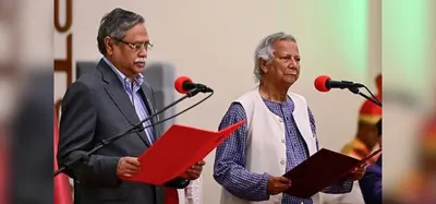 bangladesh interim government led by muhammad yunus sworn in