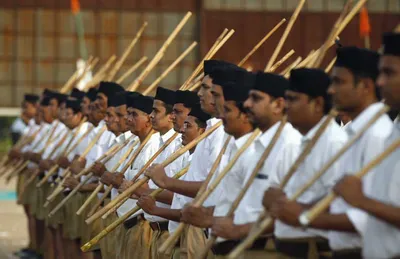 gyms on panchayat land in haryana to be used for rss  shakhas 