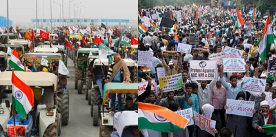 why the anti caa and farmers  agitations have been perceived differently