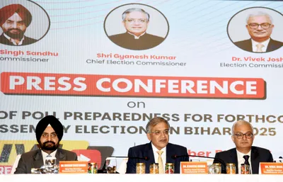 gyanesh kumar skips mention of reasons for deletions   illegal immigrants’ found in bihar sir