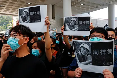 death of student during hong kong protests likely to trigger further unrest