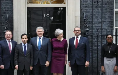 after a troubled 2017  theresa may changes leadership team