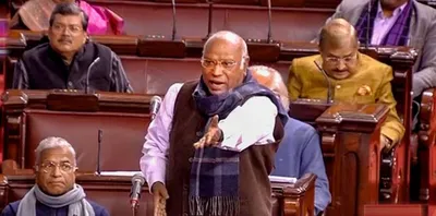 mallikarjun kharge shows his mettle and guile in parliament