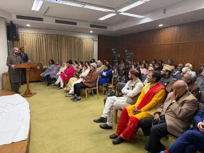 in delhi’s heart  kashmir remembers patron of peace – pandit bhushan bazaz