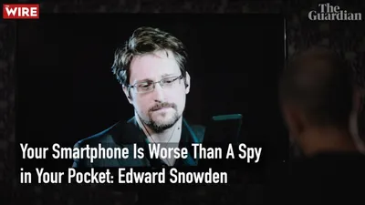 watch   your smartphone is worse than a spy in your pocket  edward snowden