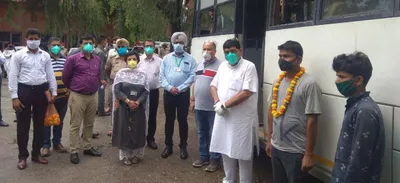 workers who fled punjab weeks ago are now flown  bussed back by industrialists  farmers