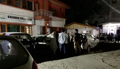 j k police raid residences of four kashmiri journalists  detain them for a day