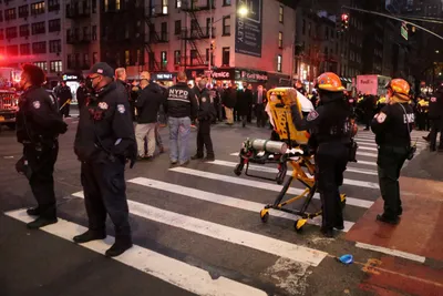 car plows into manhattan black lives matter protest  injuring several