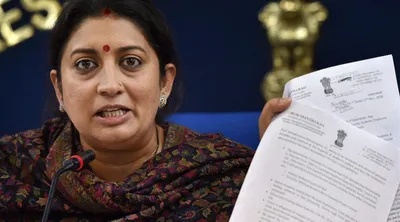 from one ministry to another  how smriti irani s t20 hitting style keeps her in the news