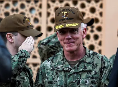 iran not  drawing back  militarily after saudi attack  says us admiral