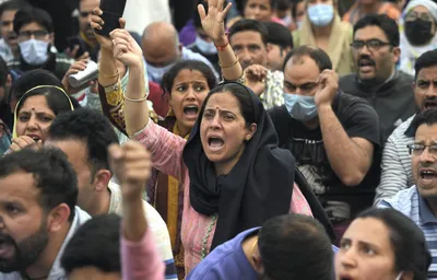 after latest targeted killing  kashmiri pandit employees intensify stir for relocation to jammu