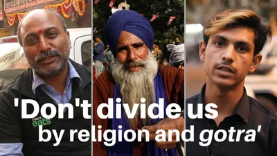 watch    don t divide us by religion and gotra   citizens  message to netas