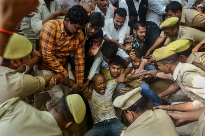  will have to quit   allahabad university admin unmoved as protests against 400  fee hike rage