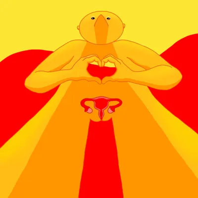 b for bloating  j for jerking off  the a to z of periods