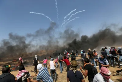 israeli gunfire kills another palestinian as border protest nears climax