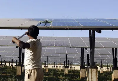 govt plans to increase height of solar panels so farming can continue below
