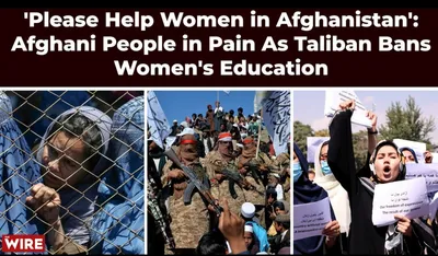 watch   afghans seek support from global community as taliban bans women s education