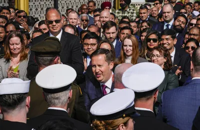 sergio gor walks to  hold on  i m comin  in delhi – after trump was sued for using it