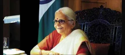 a cowshed and rs 62 lakh mercedes  the dual face of goa governor mridula sinha