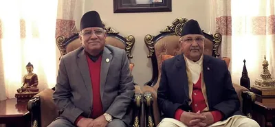 nepal  oli s party uml withdraws support for prachanda government