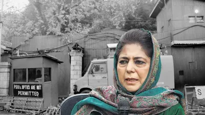security forces didn t tell mehbooba mufti her new home is in  militant track  and deemed unsafe