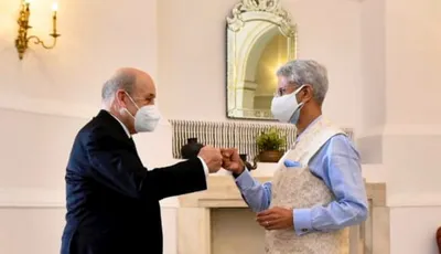 french foreign minister s scheduled meeting with modi cancelled due to  covid related response 