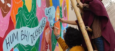  walls are the publishers of the poor   how women sketch the language of resistance