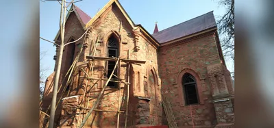 srinagar s oldest church  abandoned for decades  gets a facelift ahead of christmas