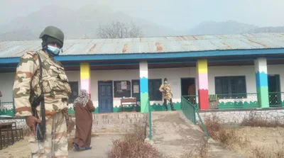 no boycott call this time  but some pulwama areas stay away from j k ddc polls