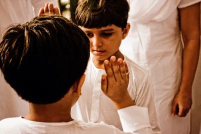 with children in lead roles  short film  uss din  is a  warning against war 