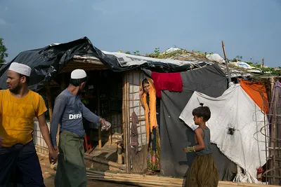 rohingya refugees stage protest in j k detention centre  demand immediate release