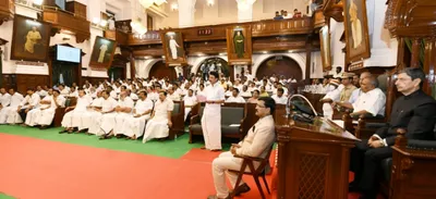 omission of  dravidam  from tamil nadu state song reignites friction between dmk govt and governor