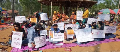  bjp is everything tagore opposed   students protest amit shah s visit to visva bharati