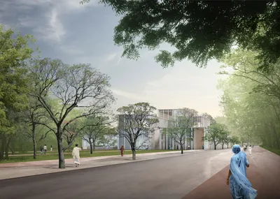 up govt got pritzker awardee david chipperfield to design a building in 2015  it stands unfinished 