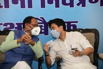 mp  behind the bjp s luring of congress mlas  a bid to reduce scindia s influence