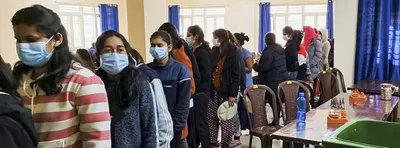 at manesar camp  quarantined students face water scarcity  unsanitary conditions