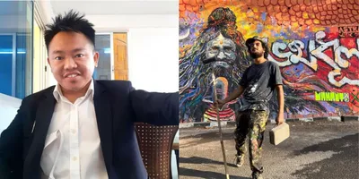 arunachal activist  assam graffiti artist arrested for protest artwork on govt buildings