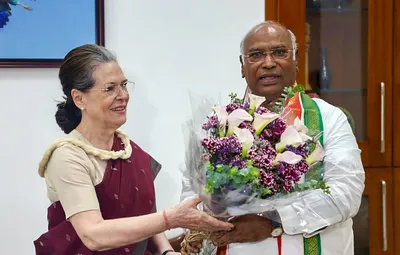 kharge forms 47 member interim panel to replace cwc  most leaders retained
