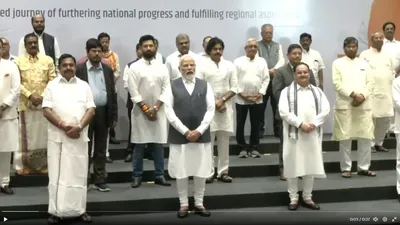 after opposition meet  38 parties attend nda meeting to discuss 2024 election agenda