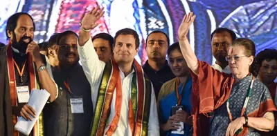 as congress seizes the moment in telangana  sonia and rahul gandhi appear confident
